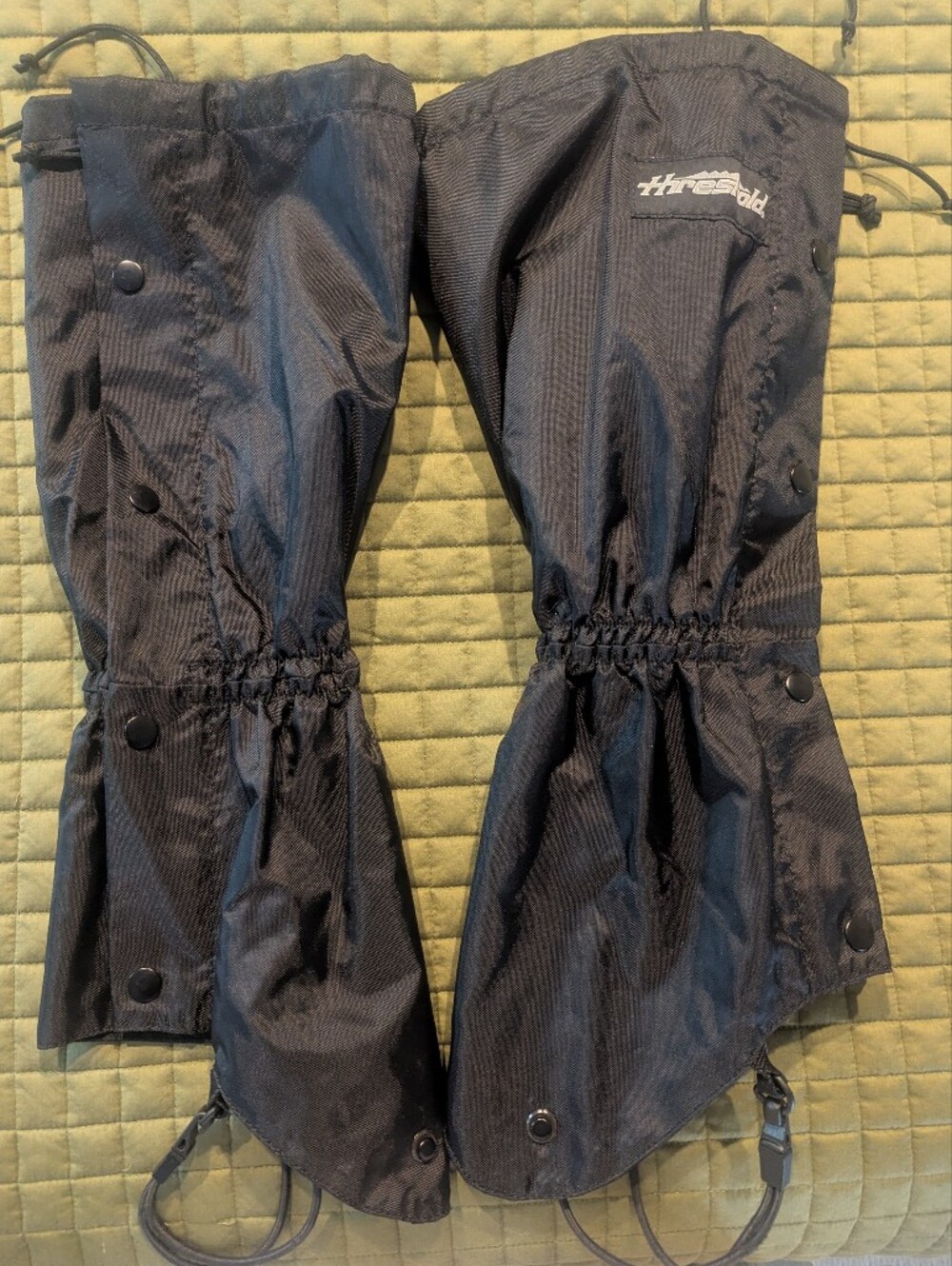 THRESHOLD Black Waterproof Leg Gaiters